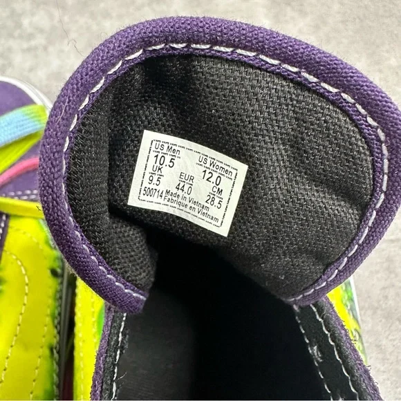 Vans Old Skool Tie Dye Mysterioso Sneaker Shoes Size Men 10.5 Skateboard Suede - Picture 9 of 9